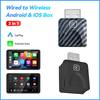 2 в 1 USB беспроводной Carplay адаптер для iOS Android Bluetooth 5.0 Auto Smart Box Plug and Play для Peugeot Kia Volkswagen Toyota