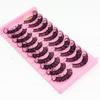 10 Pairs Eye Lashes Natural Long Wispy Volume DD Curl False Eyelashes Russia Volume Faux Mink