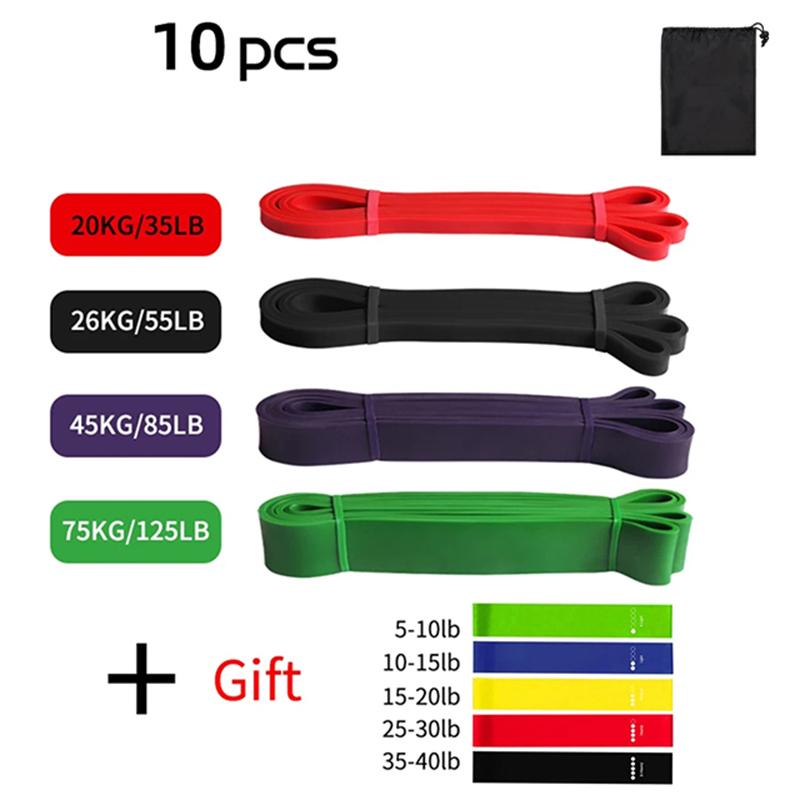 Workout Pilates Latex Resistance Band Exercise Elastic Band for Sport Strength Pull Up Assist Band Heavy Duty Fitness Equipm Practical Use