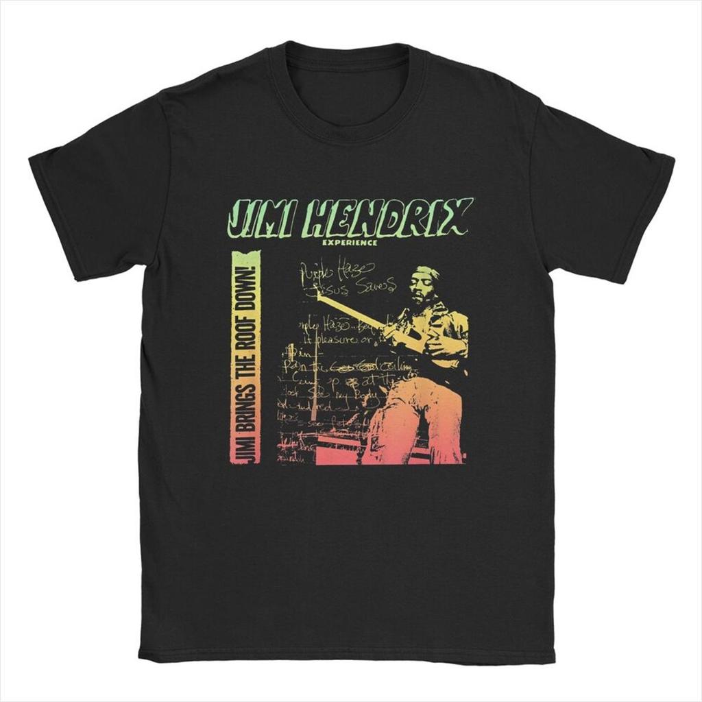 Jimi Hendrix New Bestseller Unisexs Clothing Cotton Yk Rock Album Graphic Hawaiian Hiphop Style Shirt Women Summer T Shirt