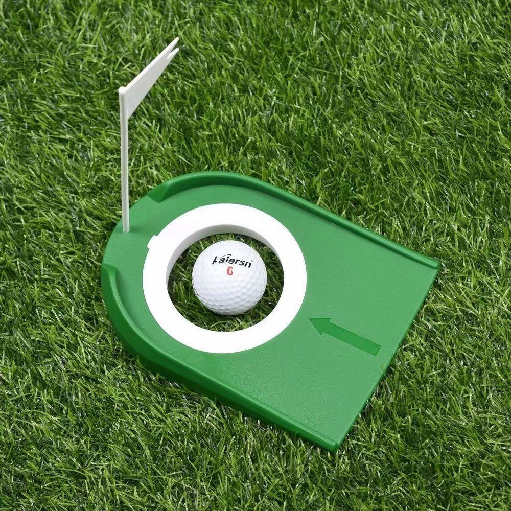 with Hole Flag Golf Putting Hole Cup Putting Cup Golf Putting Regulation Cup  Training Aids