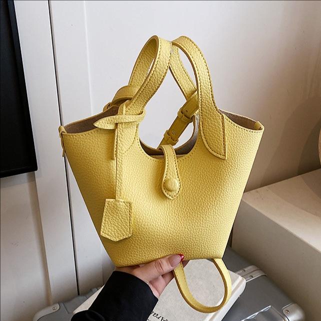 Вместительная ручная сумка-ведро Женская новая повседневная и модная рабочая сумка-мессенджер через плечо