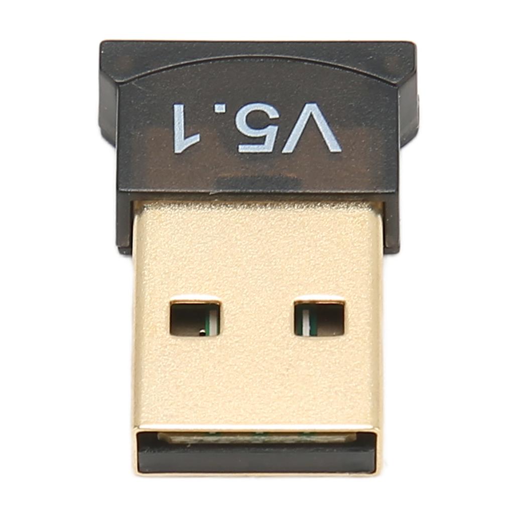 USB BT-адаптер ABS Черный Версия V5.1 Без драйверов Широкий охват Портативный беспроводной BT 5.1 адаптер для дома и бизнеса