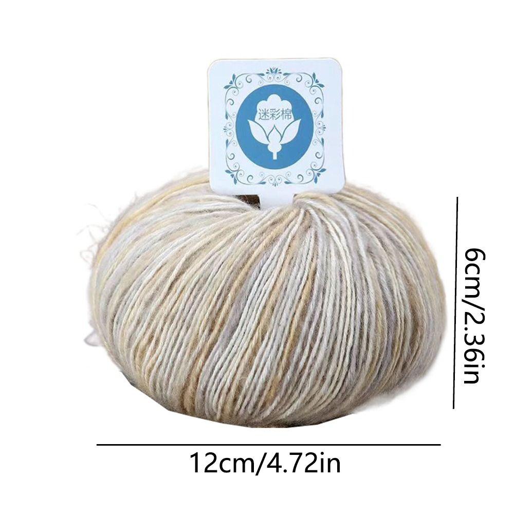 Супермягкая пряжа для вязания из шерсти, разноцветная пряжа для ручного вязания, многоцелевая удобная пряжа для вязания крючком