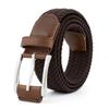 Adjustable Weave Belt Men Waistband Braided Waist Belt Fashion Nylon Woven Belts  Male