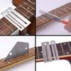 Stainless Steel Guitar Fret Polishing File Guitars Frets Leveling Ruler