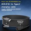PD 100W USB C To DC Power Cable Barrel Jack Extension Line for Starlink Mini