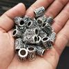 24 Pcs Viking Runes Set Loose Beads Spacer Beads For Hair Braid Diy Jewelry