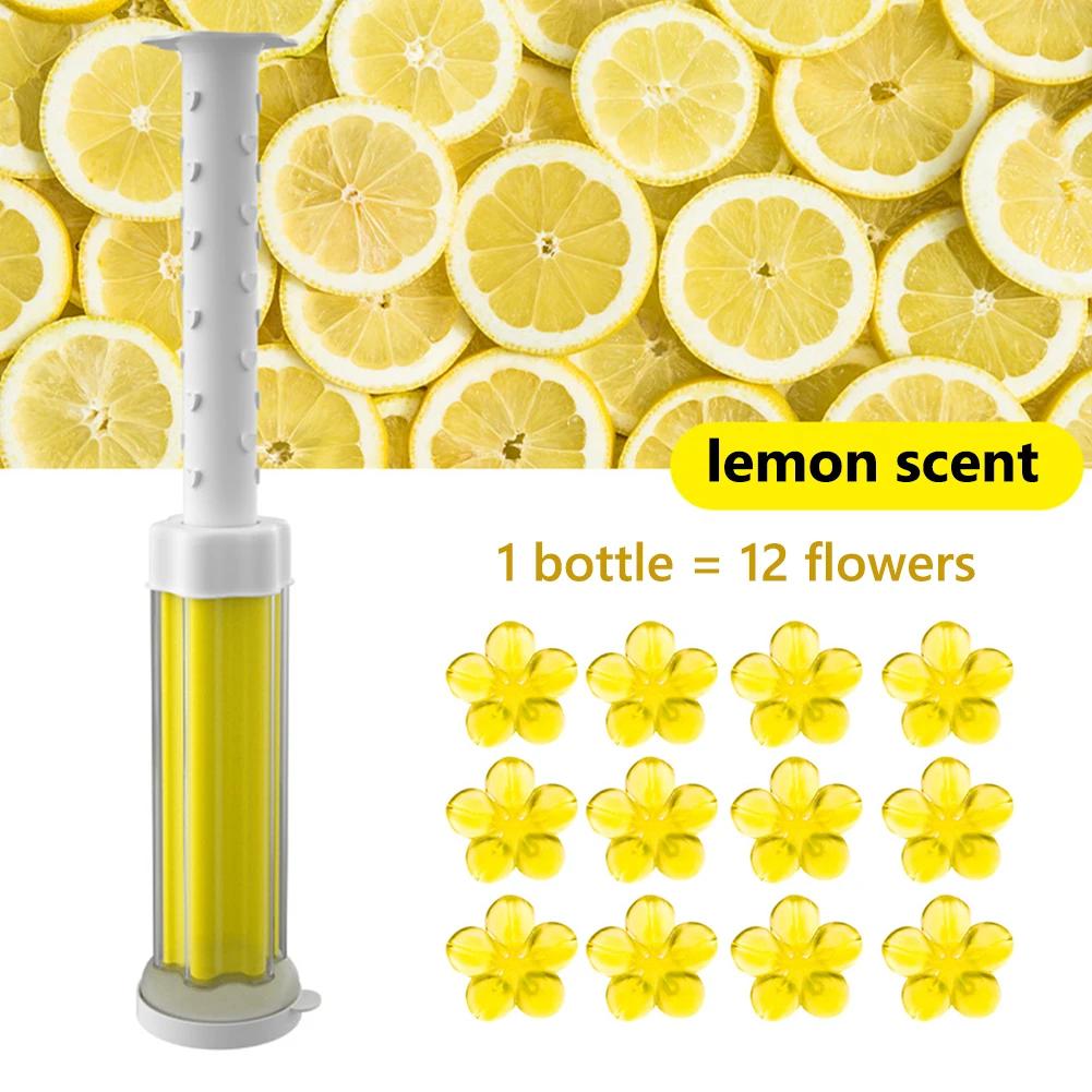 Flower Aromatic Toilet Gel Toilet Deodorant Cleaner Toilet Fragrance Remove Odors Leave No Traces 12 Flowers Home Cleaning Tools