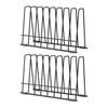 1/2Pcs Reusable Bags Drying Rack Cutting Board Holders Strong Load-bearing Multipurpose Kitchen Storage Organizer Desktop Book Shelf