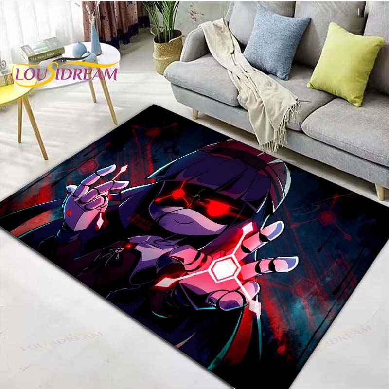 Hot Cartoon Murder Drone Floor Mat INS Style Soft Bedroom Floor House Laundry Room Mat Anti-skid Household Carpets Gift