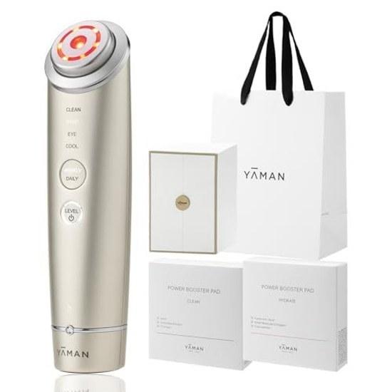 Yaman Устройство для лица Lift Up Photo Plus Сияющий Neo Power Booster Набор подушечек 2 RF EMS Очищение пор Увлажнение YJFM18NAM
