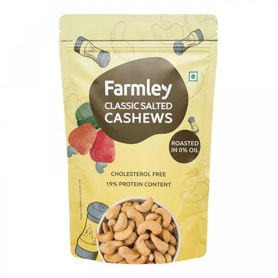 Классический соленый Кешью (160 г), Classic Salted Cashews, Farmley