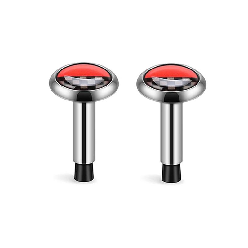 2Pcs Car Door Safety Metal Bolt Door Lock Button Pin Decor For d333 COOPER S One JCW F53 F54 F55 F56 F60 R50 R55 R56 R57 R60 R61 333d