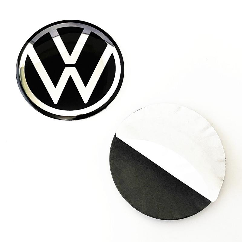 2026 Hot For VOLKSWAGEN VW 4 Pcs Car Rim Hubcap Caps Hub Cover Wheel Center Badge Sticker Logo Emblem Decals For VW Touareg Tera