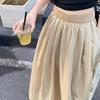 Женская юбка А-силуэта в стиле ретро выше колена - французский стиль, лето 2024 г.