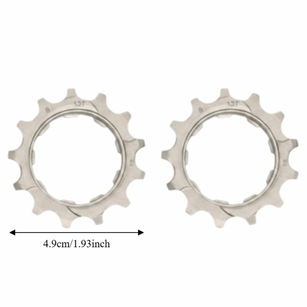 2PCS 11T/12T/13T Bicycle Cassette Cog Steel Fixed Gear Cog Durable Bike Freewheel  Road Bike