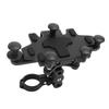 Motorcycle Phone Mount   5 Claw Rotatable Shock Absorbing Silicone Pads Motorcycle Handlebar Phone Holder