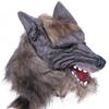 Halloween Creepy Rubber Animal Mane Werewolf Wolf Head Mask Head Halloween Masquerade Cosplay Mask Party Costume Prop