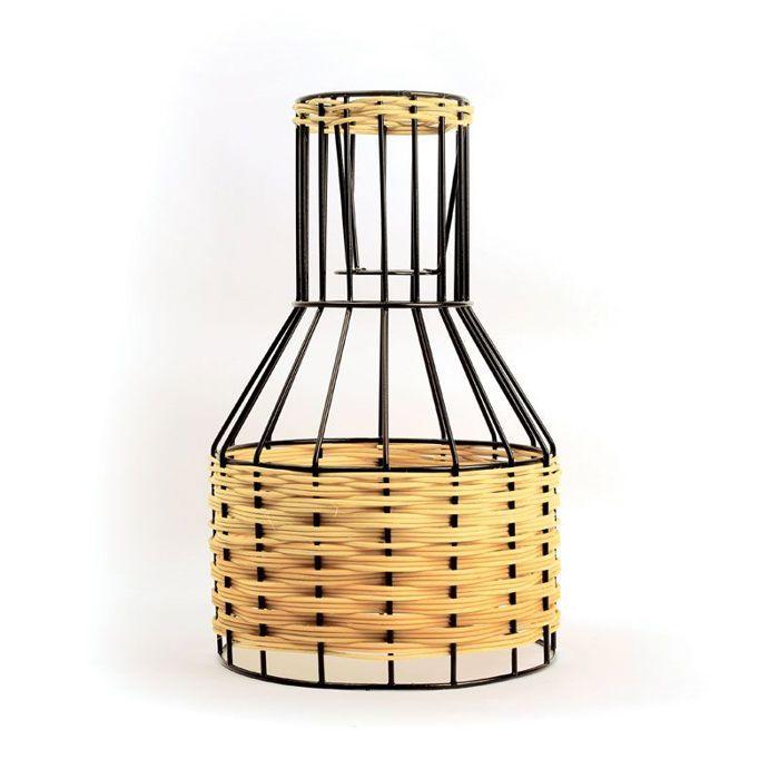 Abat-jour industriel noir 32 x 20 cm