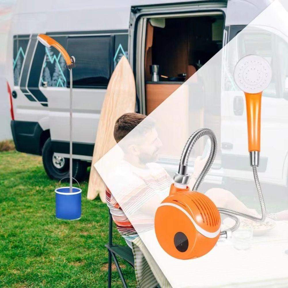 2000 мАч Душ для улицы Цифровой дисплей температуры Перезаряжаемый Душ Душ для кемпинга Мытье домашних животных