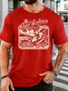 Unisex Retro Surf Culture Beach Surfer Graphic Cotton Short Sleeve Tee Crew Neck Soft Male Summer Casual Breathable Street Top