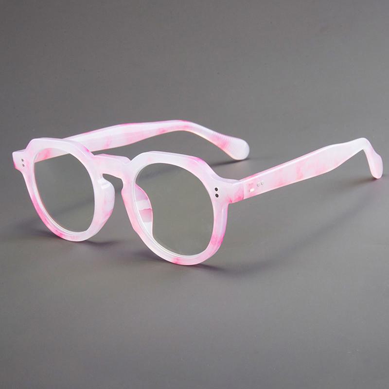 Винтажные круглые очки Мужская мода Оптические оправы с оправой под черепаховый панцирь Женские Новые Трендовые Ретро Очки для блокировки синего света