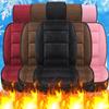 Car Cushion Universal Winter Warm Short Plush Three Piece Set Car Seat Cover Auto Seat Protector Mat Car Interior Accessories