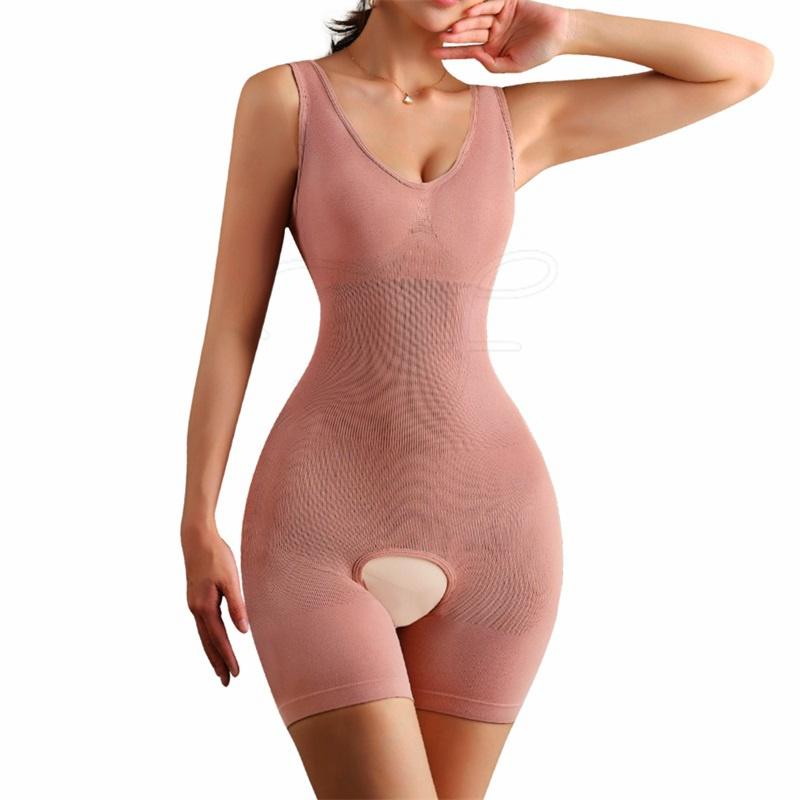 Flarixa Butt Lifter Body Shaper Belly Boxer Women's Corset Bodysuit Seamless Slimming Abdomen Pants Women's Binders and Shapers