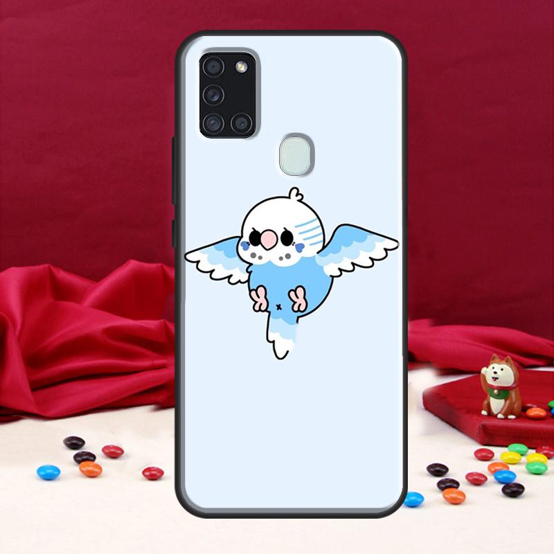 Parrot Bird Case For Samsung Galaxy A34 A54 A14 A12 A52 A22 A32 A42 A72 A13 A33 A53 A50 A51 A71 Coque