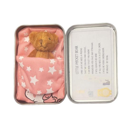 Plush Doll Personalized Gift Box Mini Stuffed Bear Set Soft Stress-Relief Companion for Teens Portable Cute Birthday Christmas Gift Comfort Security