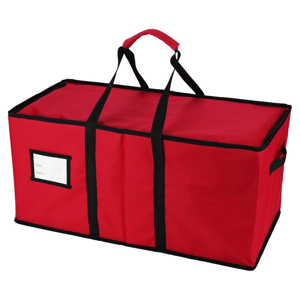 Red Oxford Christmas Storage Container With 128 Compartment Xmas Decorations Organizer Xmas Decor Storage Organizer