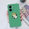 Чехол для OPPO Realme Realme GT Neo2 3 5 C30 C31 C33 C35, милый модный защитный чехол с изображением медведя, мягкий жидкий силикон для Realme C11 C12 C20, основной бампер