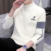 Мужской плотный шерстяной свитер с полувысоким воротником - Новинка Зимы, Повседневная Вязаная Одежда