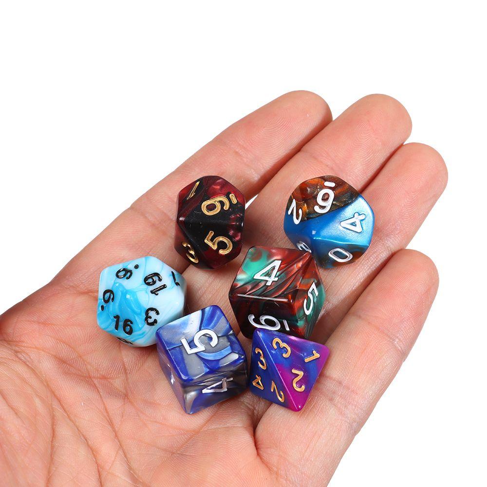 Game Accessory Two-color Dice Set Game Accessory Leisure Entertainment Toys Party Supplies