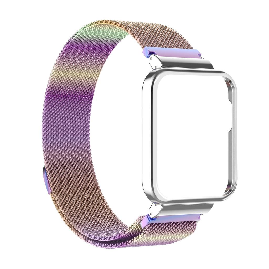 Ремешок для Xiaomi Redmi Watch 3 2 Lite Band Mi Watch Lite с металлическим защитным чехлом-бампером, браслет с магнитной петлей для часов Redmi