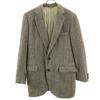 70s 80s Center Vent Vintage Herringbone Tailored Jacket Men's Used