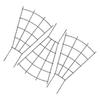 Metal Trellis for Climbing Plants Green Plant Support 3Pcs for Garden Use
