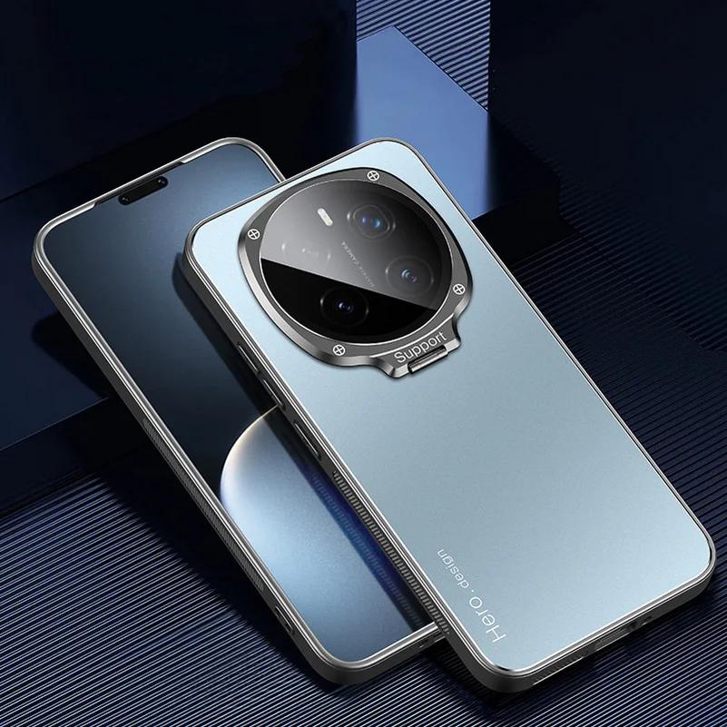 Чехол для Honor Magic 7 Pro Magic7, металлический держатель камеры, чехол для Honor Magic 7Pro 6 Pro 6 Lite 5 Pro, противоударный матовый защитный чехол с подставкой