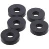 8pcs Black Isolation Pads Rubber Spacers Washers Sturdy Round Washers  Home