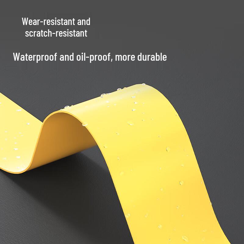 Deli 33781 Yellow PVC Safety Warning & Floor Marking Tape (3 Rolls)