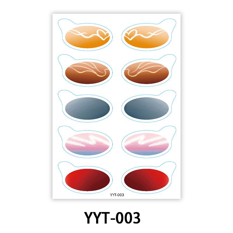 European & American Waterproof Eyeshadow Stickers Temporary Eye Makeup Tattoo