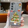 Case For Samsung Galaxy S25 S24 FE S23 Ultra A56 A16 A17 A36 A26 A55 A15 A25 A54 5G S22 Ultra Soft TPU Phone Cover Cartoon Christmas Tree Case Cover