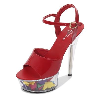 Женские туфли на шпильке, пикантные модели для подиума, туфли с кристаллами, серия 190, каблук 14,5 см, платформа LFD 4,5 см