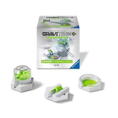 Конструктор Ravensburger Мраморный трек (Игрушка для наклона) GraviTrax POWER Дополнение Стартовый и Финишный элементы 26810 8 (Мощность GraviTrax)