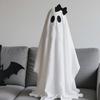 Halloween Ghost Decoration Outdoor Glowing Ghost with Witch Hat DIY Expressions