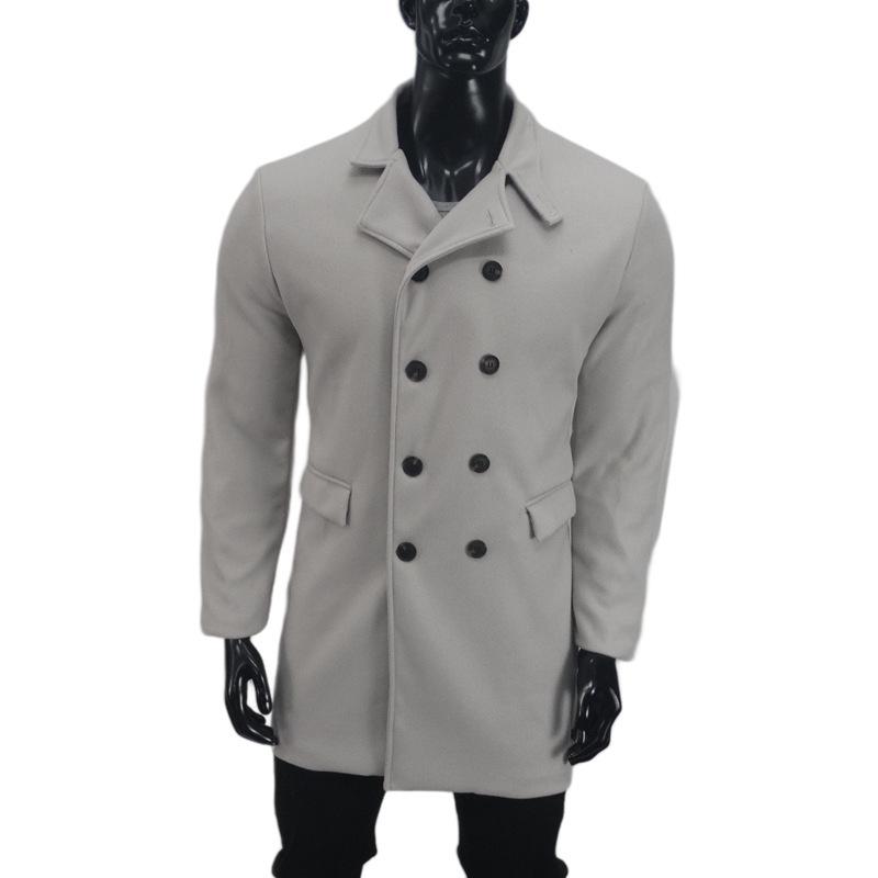 2024 European Plus Size Men's Woolen Outdoor Coat - Best Seller