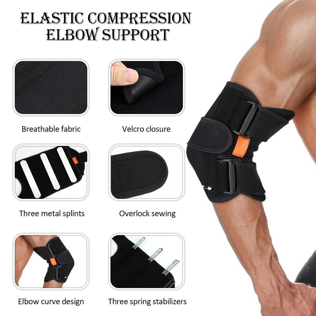 Elbow Joint Recovery Arm Splint Brace Support Protect Band Belt