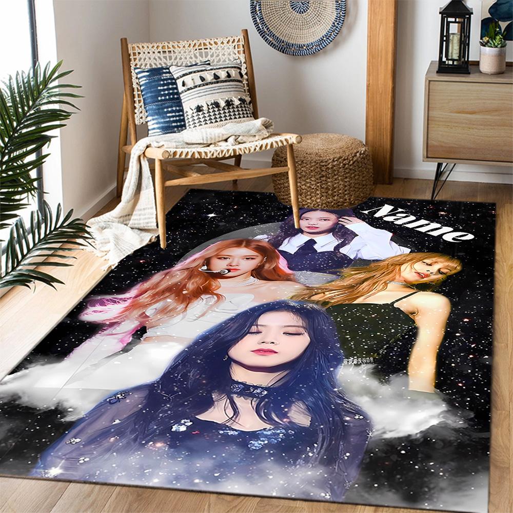 Royal Glamour Squad Customizable Name Floor Mat Suitable for Dormitory Hallway Outdoor Game Room Anti-slip Rug Decorate Offices Spiritual Gift