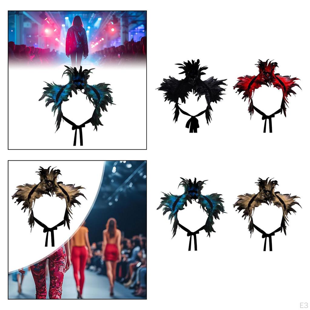 Перьевая накидка, украшение для праздничного женского наряда